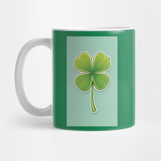 Four leaf clover- St. Patrick's day luck by Love of animals